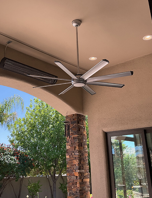 install outdoor fans